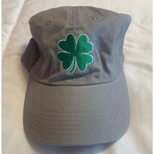 Gray Cap with Green Shamrock